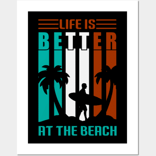 Beach T - Shirt Design Posters and Art